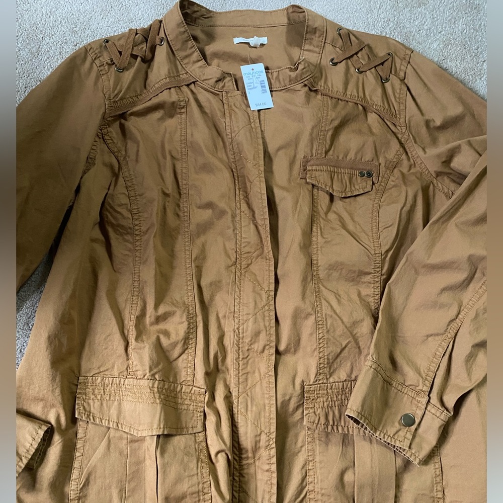Maurice’s NWT Size 2 Tan Jacket